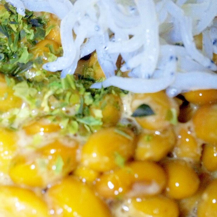 簡単美味!釜揚げしらす納豆